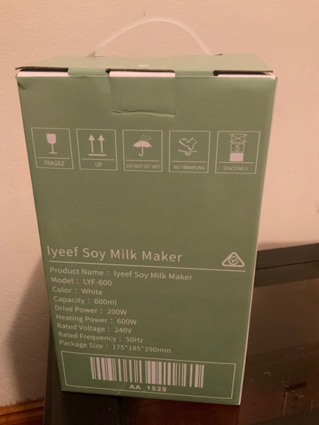 Lyeef Soy Milk Maker - new63612126060419111