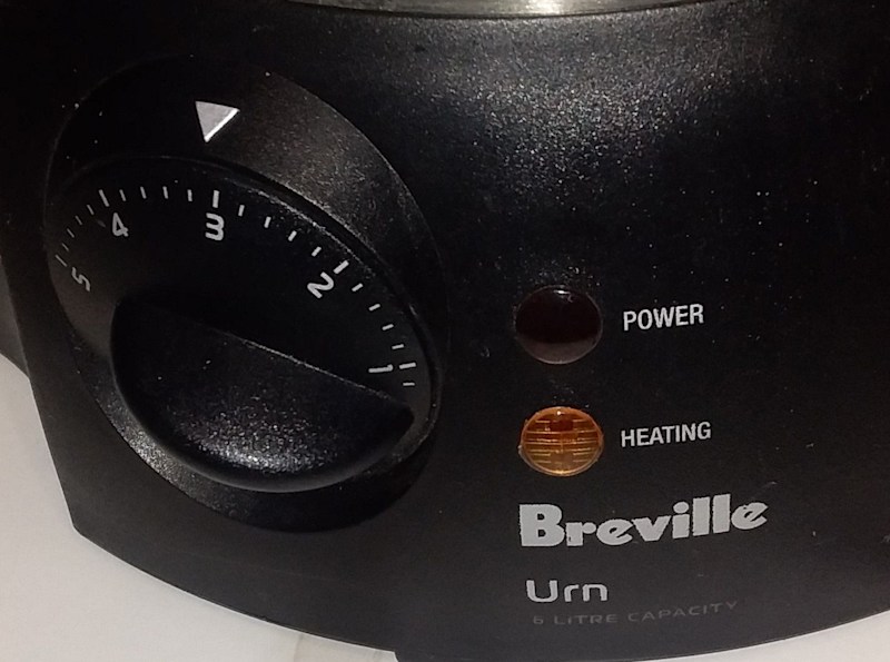 ELELTRIC 6 LITRE BREVILLE URN--STAINLESS STEEL63013349737857111