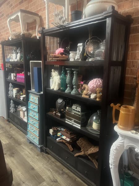 Bookshelf x 2 - drawers at base - price is each - matching62863379850113118