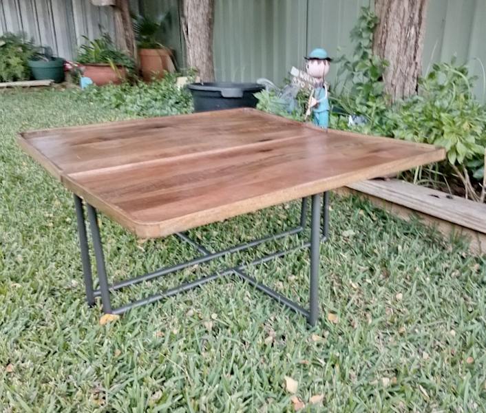 Timber & Metal Pull-Apart Coffee Table Vivin 62863838783874112