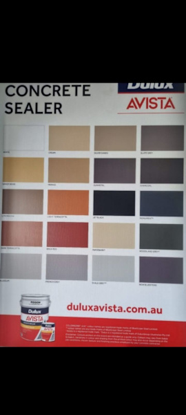 Dulux Avista Concrete Sealer 20L With Color Fresh & Cheap 63010591270658112