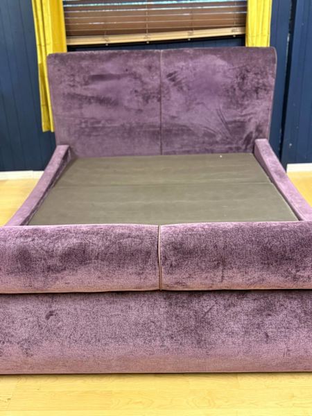 Harvey Norman Purple Velvety Queen Bed628658210894111116