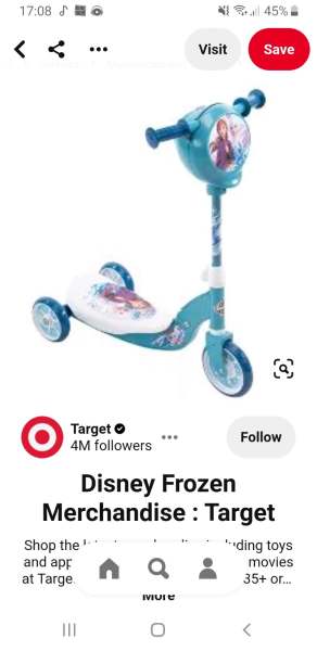 disney frozen scooter target