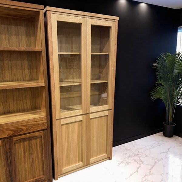 BC40 - Tassie Oak cabinet bookshelf62863385072001111