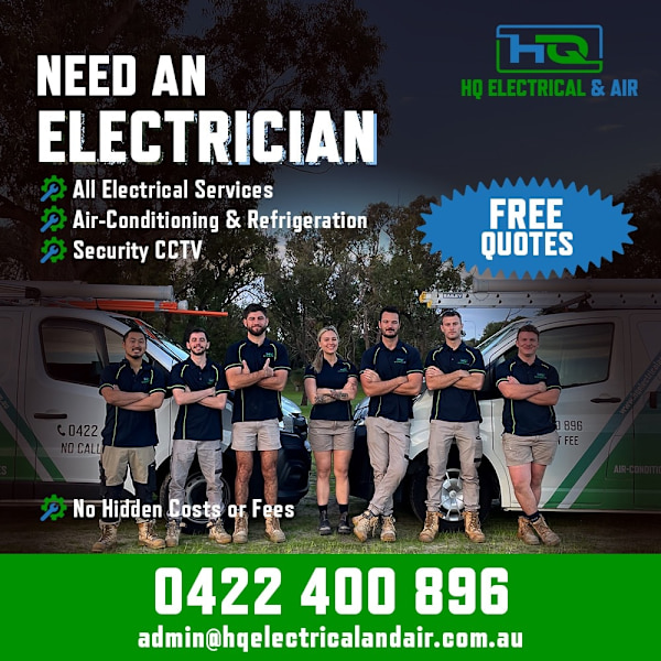 HQ Electrical & Air - No Call Out Fee!63011175361795119