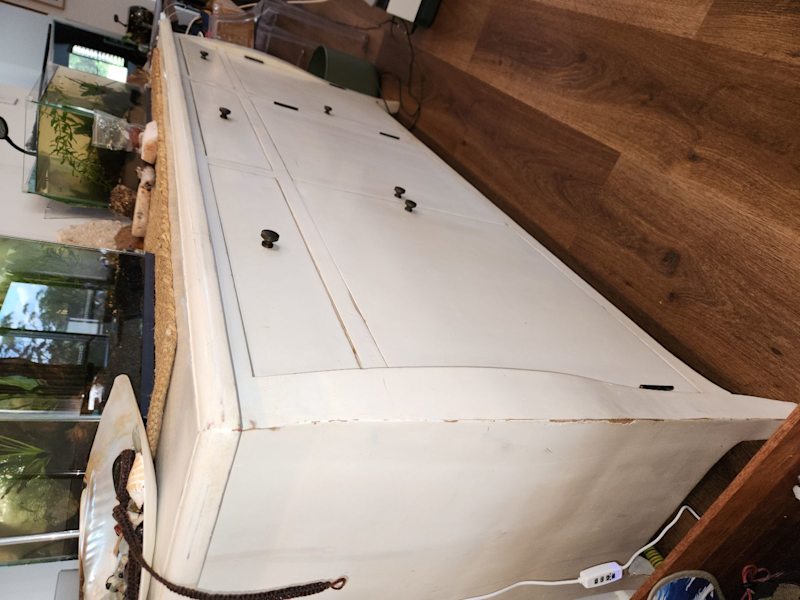 Solid Timber French Provincial Sideboard / Buffet Classic White 62863375242498114