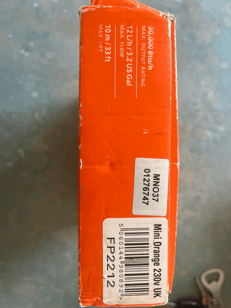 ASPEN MAXI ORANGE CONDENSATE WATER PUMP FOR SPLIT  AIR CONDITIONER.NEW63442541963266113