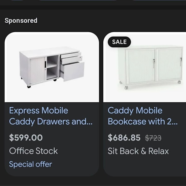 30 @ $ 49  Each Caddy Pedestal storage stationery toolbox mobile metal62864724048641114