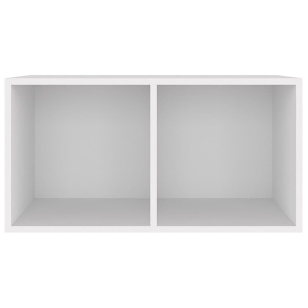 Vinyl Storage Box White 71x34x36 cm Engineered Wood62863374557826111