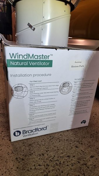 Roof vent ventilator brand new 63439421623297112