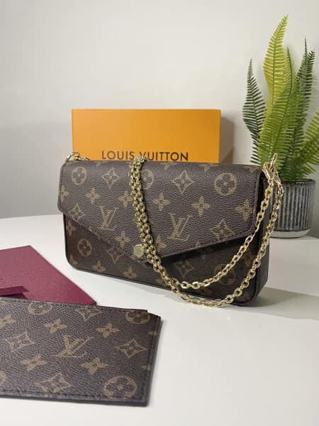 Authentic Louis Vuitton Felicie Pochette in Damier Ebene, Bags, Gumtree  Australia Melton Area - Truganina