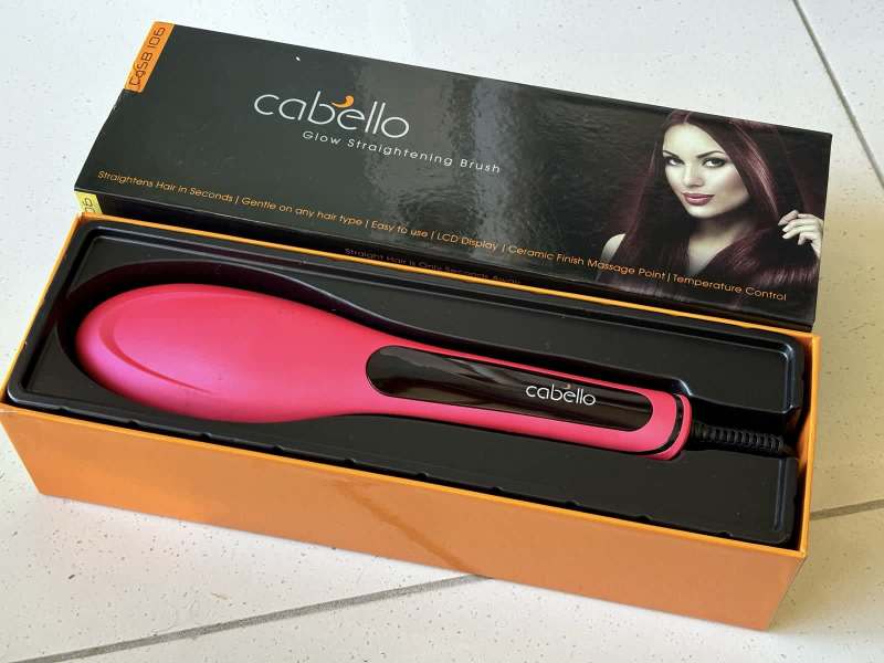 .CABELLO * Glow Straightening Brush* Pink63017318996609112