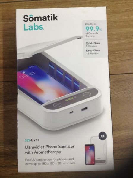 SOMATIK LABS UV15 ULTRA VIOLET PHONE SANITISER63441381888770110