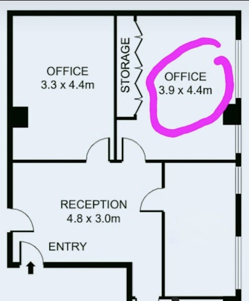 Psychology Counselling Furnished office + parking . Quiet space62995620155777112