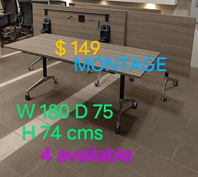 Montage 8 @ $ 149 each Desk table mobile office furniture work businss62863383862914112