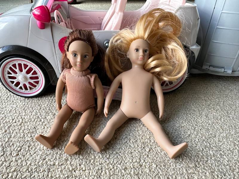 Lori by Battat 2x dolls, car horse trailer toy Toys Indoor