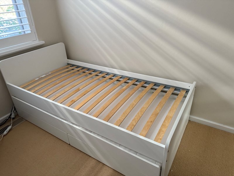 IKEA Single Bed with Trundle - Excellent Condition62863369463555113
