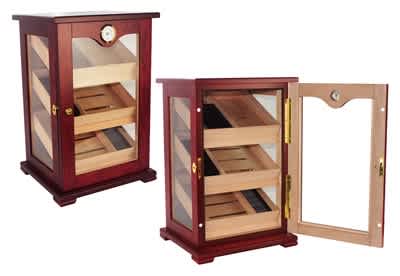 Elegant 150+ CT Count Cigar Humidor Humidifier Wooden Case Box NEW63019075485443111