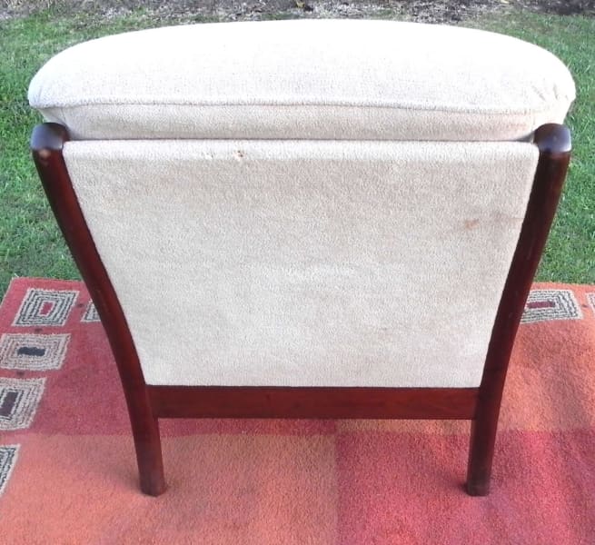 Mid Century Modern Parker Large Teak Arm Lounge Chair62863412565761114