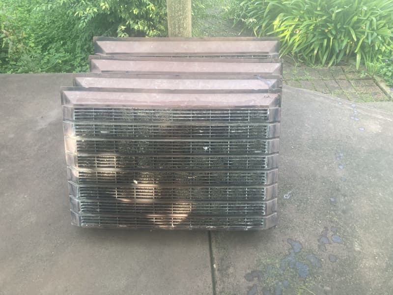 4x BONAIRE DESIGNER SERIES ASPEN FILTERS WITH LOUVRES63017321251587111
