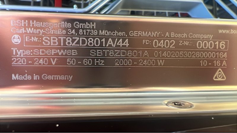 Bosch dish washer brand new 63021282990722113