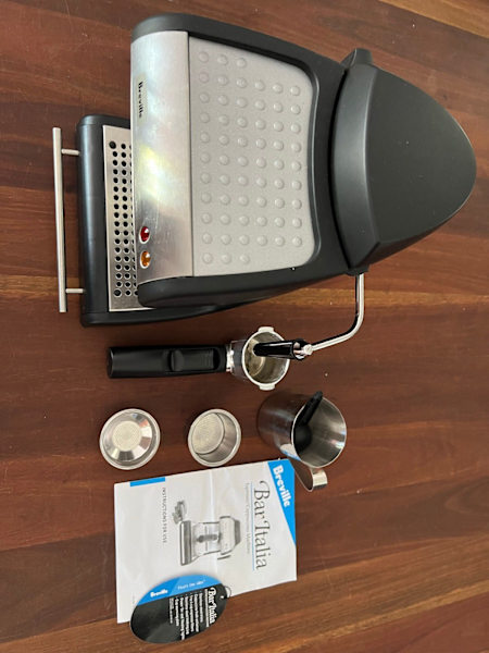 Breville bar Italia coffe machine 63019537881347114