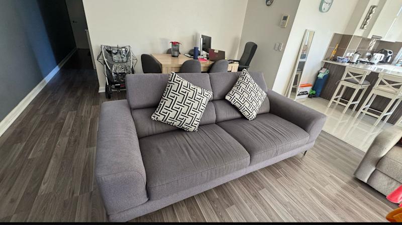 Seater sofa grey 62863380734722112