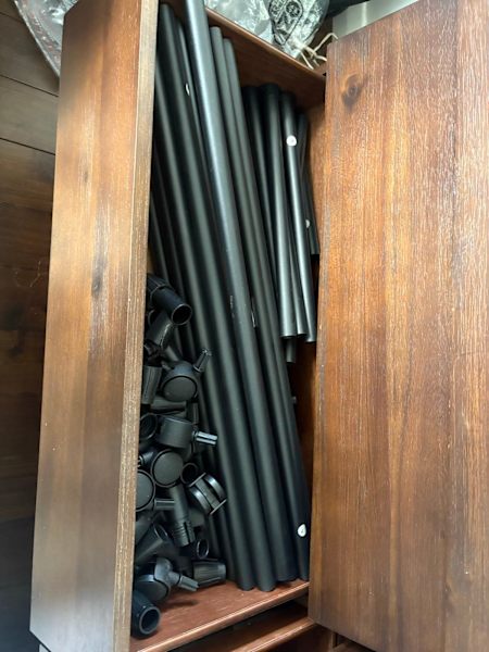 2 x double clothes racks 62863839647106111