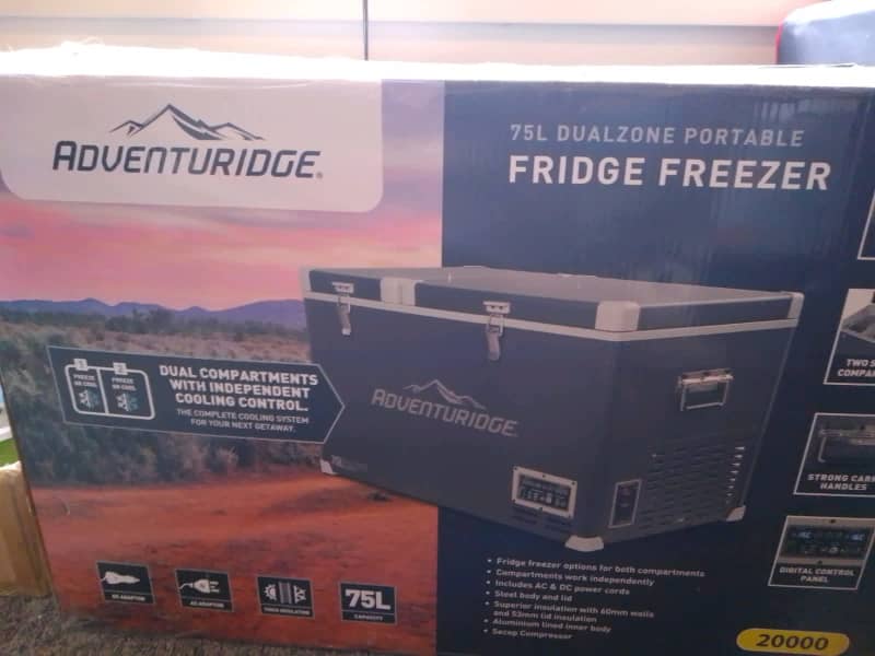 adventuridge 75l fridge freezer