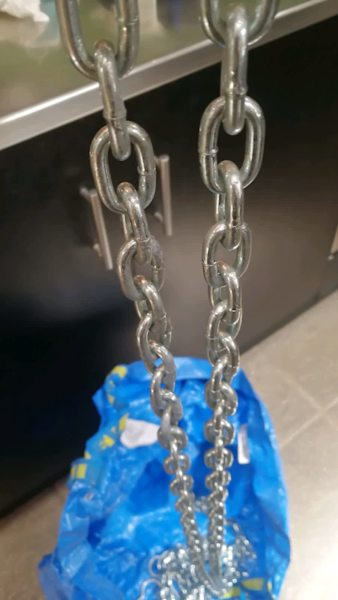 Galvanized chains 2 x 4.8m long new63009798057987111