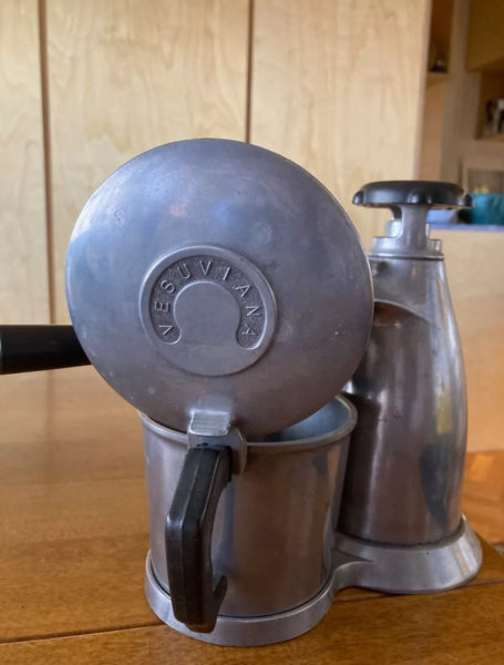 Vintage Vesuviana Stove Top Coffee Espresso Machine from 1950s63019991344002112