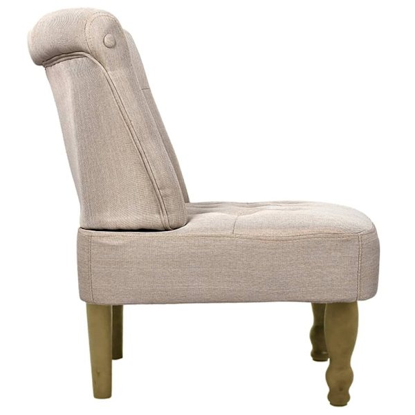 French Chair Cream Fabric...62863384618243111