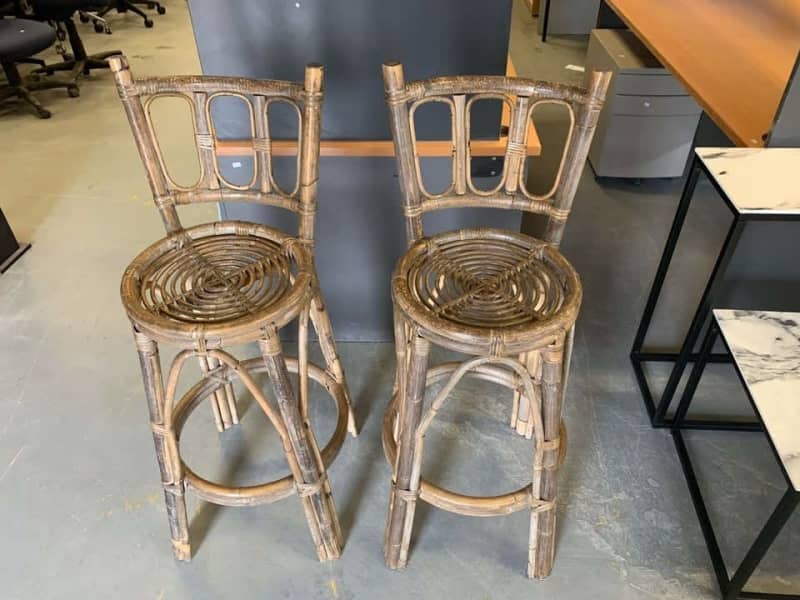 Great 2x vintage rattan bamboo tiki bar stools, Stools & Bar stools, Gumtree Australia Bayswater Area - Embleton