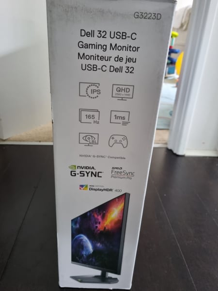 New Dell 32 USB-C Gaming Monitor - G3223D | Monitors | Gumtree Australia  Stirling Area - Doubleview | 1307176336