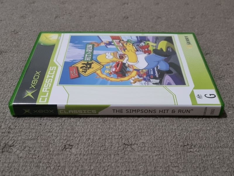 The Simpsons Hit & Run XBOX Retro Video Game Original Mint