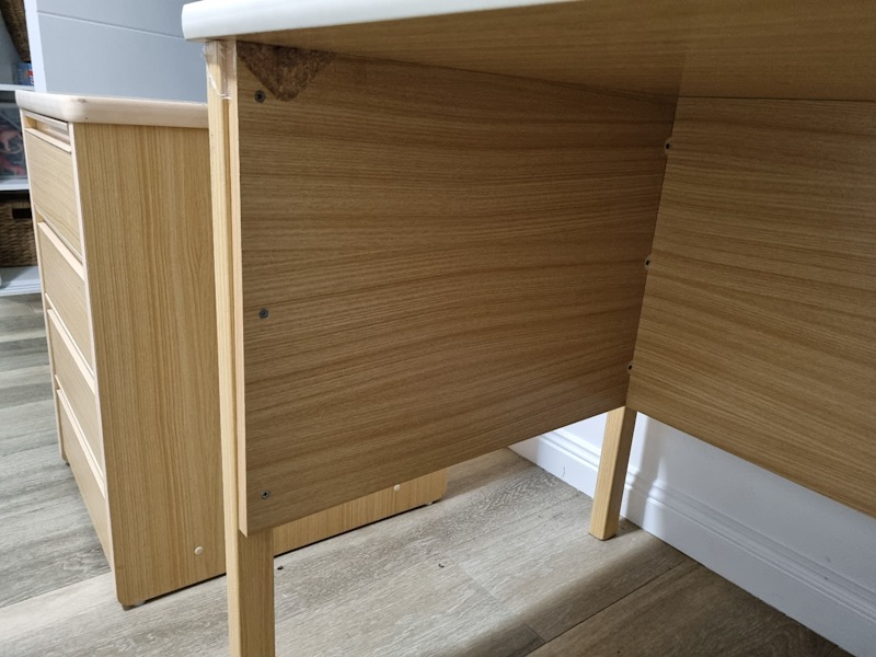 Wooden Desk and Drawers62863380189441113