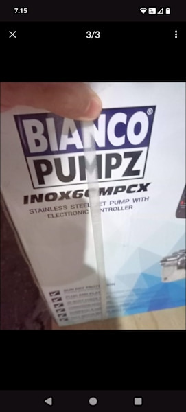 automatic Bianco rainwater pump and changeover63440310568065110