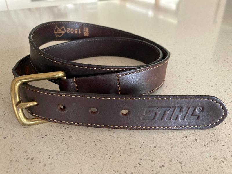 stihl leather belt