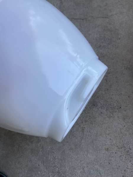 VINTAGE KENWOOD LARGE MILK GLASS MIXER BOWL PT NO. 1750063017764469121112
