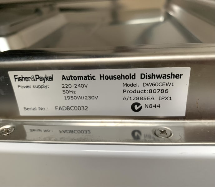 Fisher&Paykel dishwasher63019075354242111
