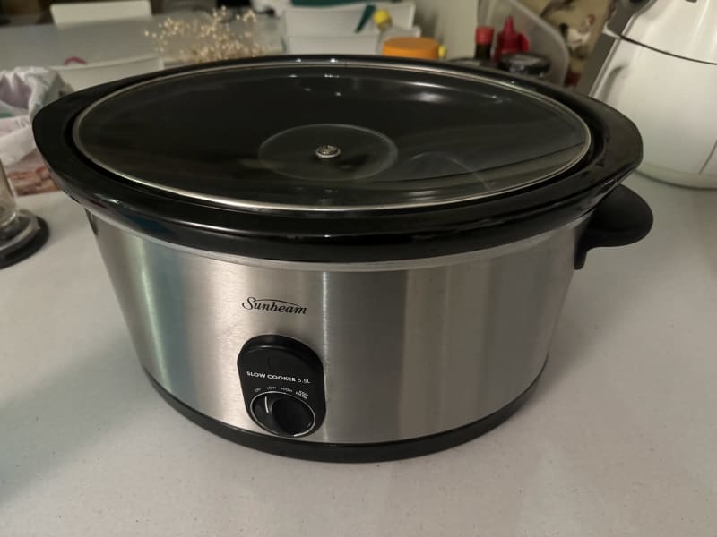 Sunbeam Slow Cooker 5.5L Stainless Steel - HP5520