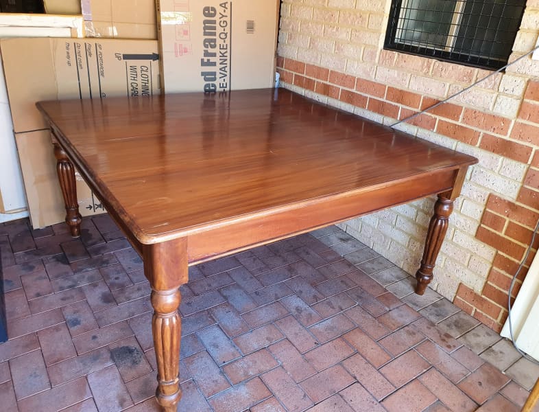 square cherry dining table