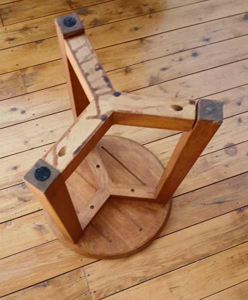 Cute Funky Solid Timber Side Table or Coffee Table 62863370531458113