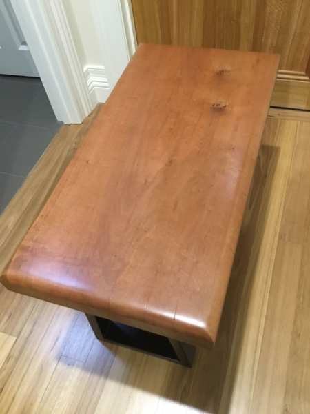 Tasmanian Myrtle table with black steel legs62863839509761114