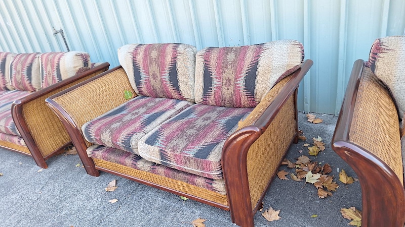 COMFY 6 SEATER CANE FRAMED LOUNGE62863380589443112