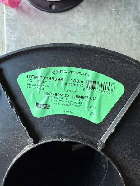 Electrical cable63007512313345113