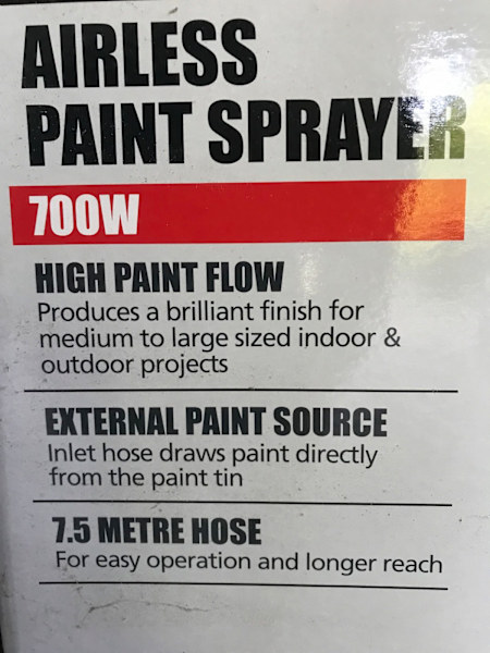For hire, roof spraying kit. $5 per hour negotiable.63012913940865111
