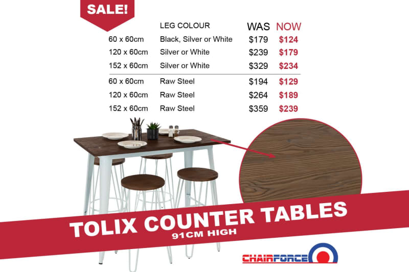 Replica Tolix Table Range - Matching chairs and stools available62863384091139112