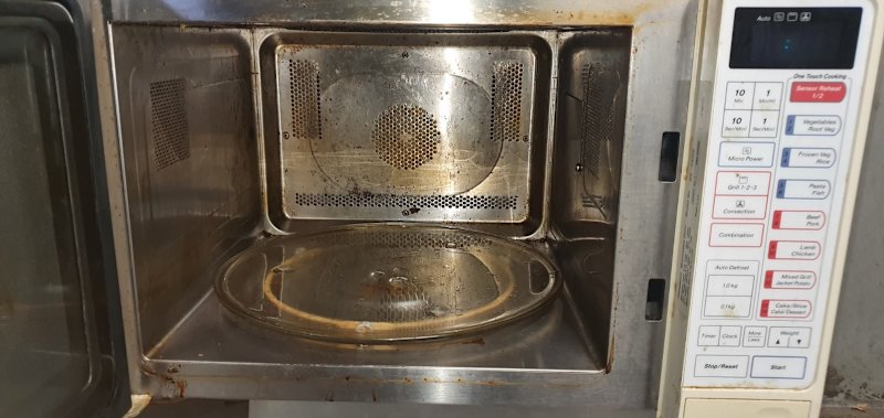 Working, Panasonic Convection Microwave 900W Oven NN-C855B, Carlton63612128442753111