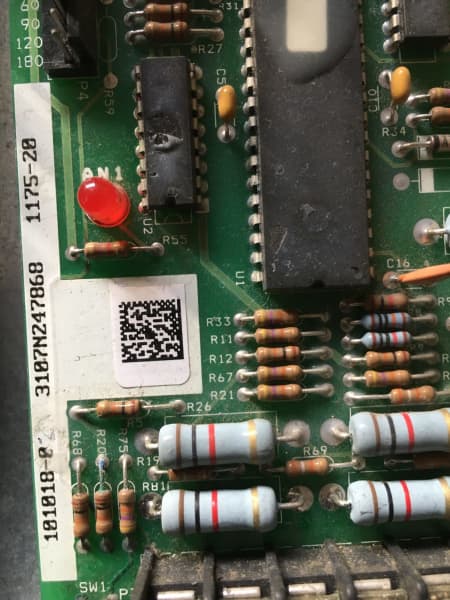 LENNOX DUCTED HEATER PARTS --PC BOARD-PRESSURE SWITCHES.63016060063874111